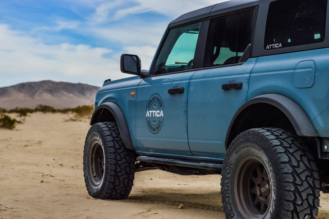 Attica 4x4 ATTFB01C102-BX Terra Series Rock Sliders for 21-25 Ford